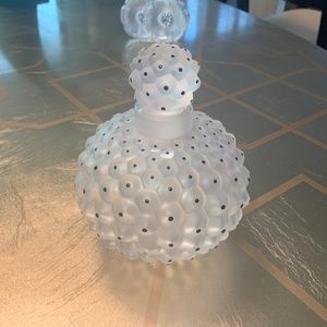 Vintage Lalique Largest Cactus Design Perfume Bottle 5.25”